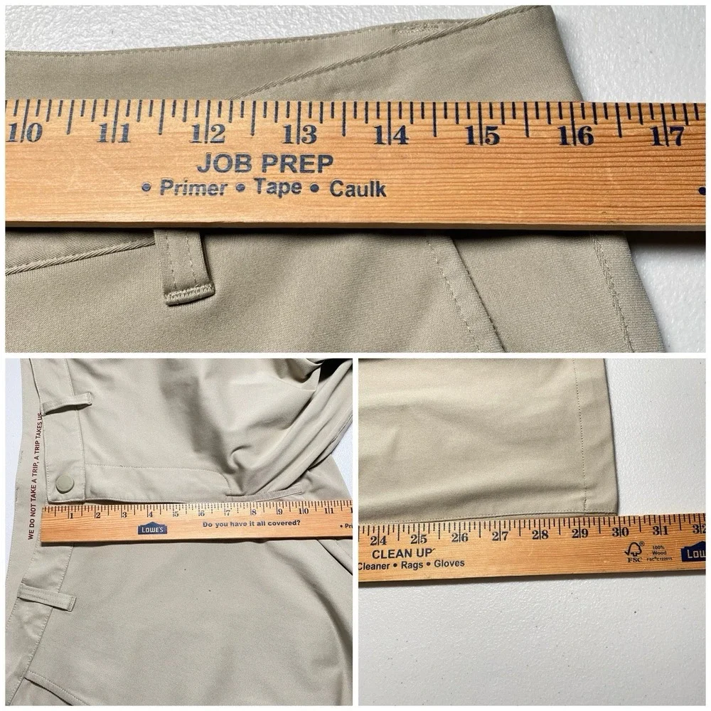 Rhone Commuter Pants 31 (32x30) Mens Chinos Classic Minimalist Khaki 100161